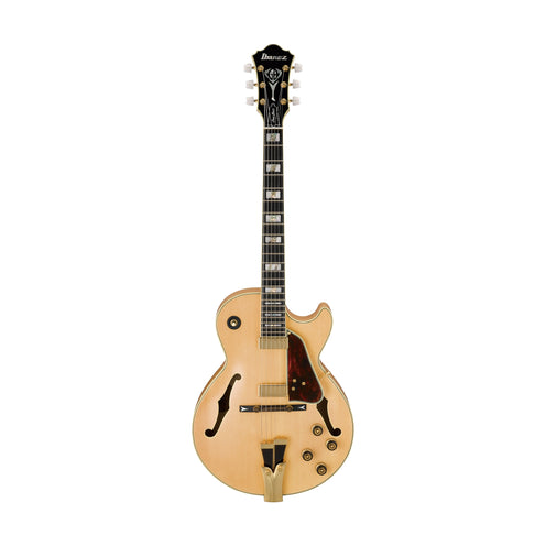 Ibanez GB10 George Benson Signature Electric Guitar w/Case, Natural
