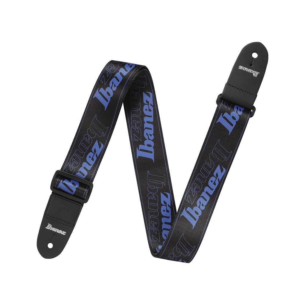 Ibanez Logo GSD50-BL Guitar Strap, Blue
