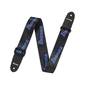 Ibanez Logo GSD50-BL Guitar Strap, Blue