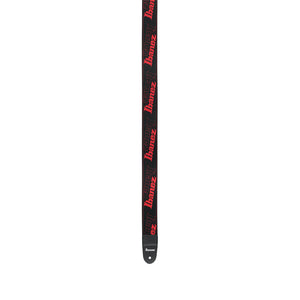 Ibanez Logo GSD50-RD Guitar Strap, Red