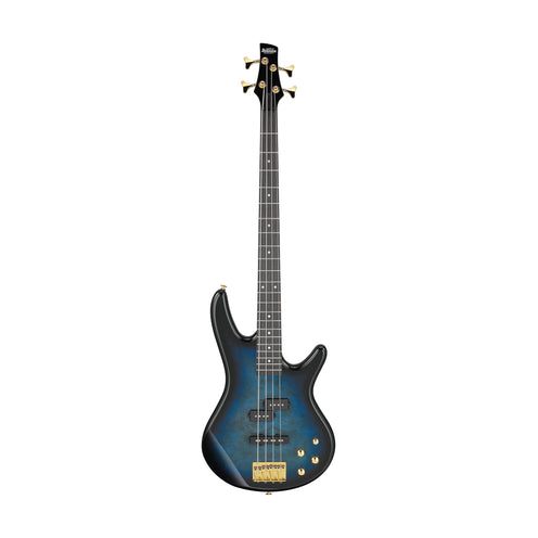 Ibanez GSR200PC-TMU 4-String Electric Bass Guitar, Transparent Marine Burst
