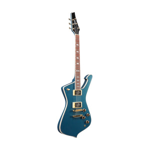 Ibanez Iceman IC420-ABM Electric Guitar w/IC Bag, Antique Blue Metallic