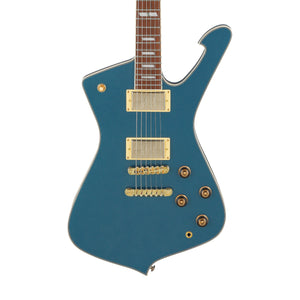 Ibanez Iceman IC420-ABM Electric Guitar w/IC Bag, Antique Blue Metallic
