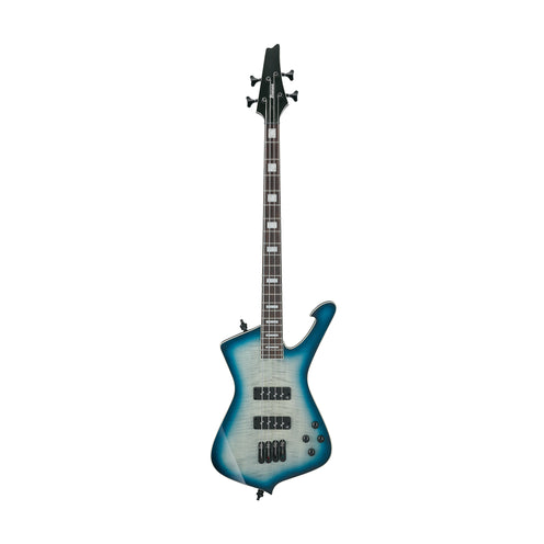 Ibanez Iceman ICB720FM-CBS Electric Bass Guitar w/Bag, Cosmic Blue Starburst