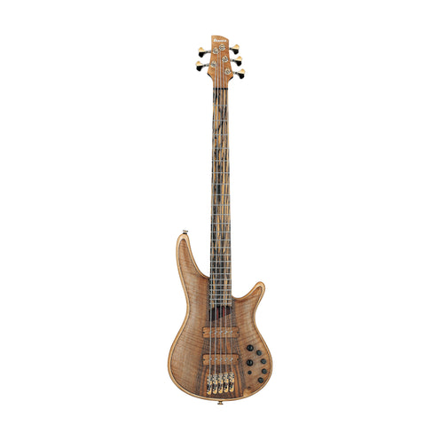 Ibanez Japan Custom Shop Visions IV1SR 5-String Bass Guitar /Case, Ebony FB, Natural