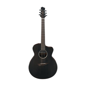 Ibanez Jon Gomm Signature JGM5 Guitar w/Gig Bag, Black Satin Top, Natural High Gloss Back and Sides