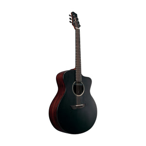 Ibanez Jon Gomm Signature JGM5 Guitar w/Gig Bag, Black Satin Top, Natural High Gloss Back and Sides