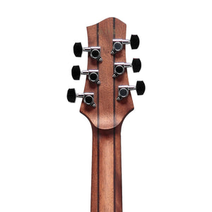 Ibanez Jon Gomm Signature JGM5 Guitar w/Gig Bag, Black Satin Top, Natural High Gloss Back and Sides