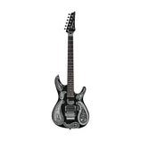 Ibanez JS1BKP Joe Satriani Signature Electric Guitar w/Case, Black Paisley