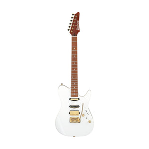 Ibanez LB1-WH Lari Basilio Signature Electric Guitar w/ Case, White