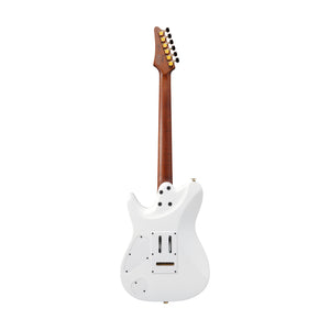 Ibanez LB1-WH Lari Basilio Signature Electric Guitar w/ Case, White
