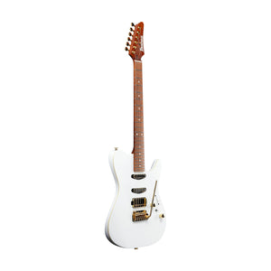 Ibanez LB1-WH Lari Basilio Signature Electric Guitar w/ Case, White