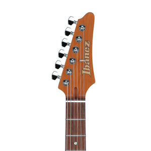 Ibanez MMN1-TAB Martin Miller Signature Electric Guitar w/Case, Transparent Aqua Blue