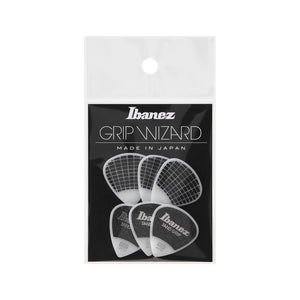 Ibanez PPA16HSG-WH 1.0mm Grip Wizard Series Sand Grip, White, 6pcs