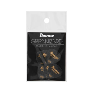 Ibanez PPA16MSG-BK .8mm Grip Wizard Series Sand Grip, Black, 6pcs