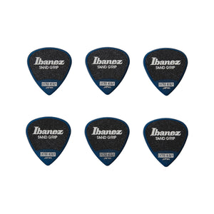 Ibanez PPA16XSG-DB 1.2mm Grip Wizard Series Sand Grip, Deep Blue, 6pcs