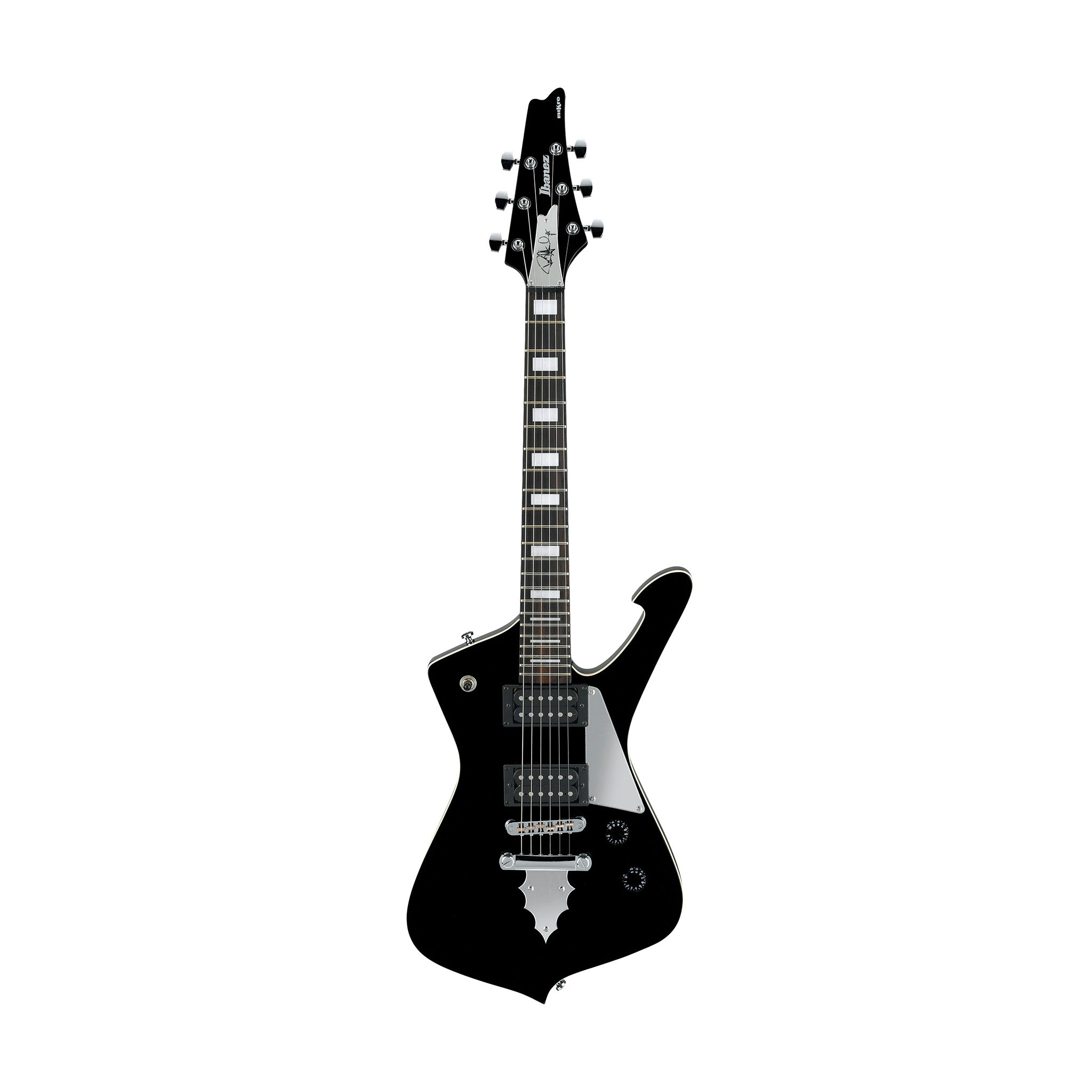 Ibanez PSM10-BK Paul Stanley Signature Electric Guitar w/Bag, Black