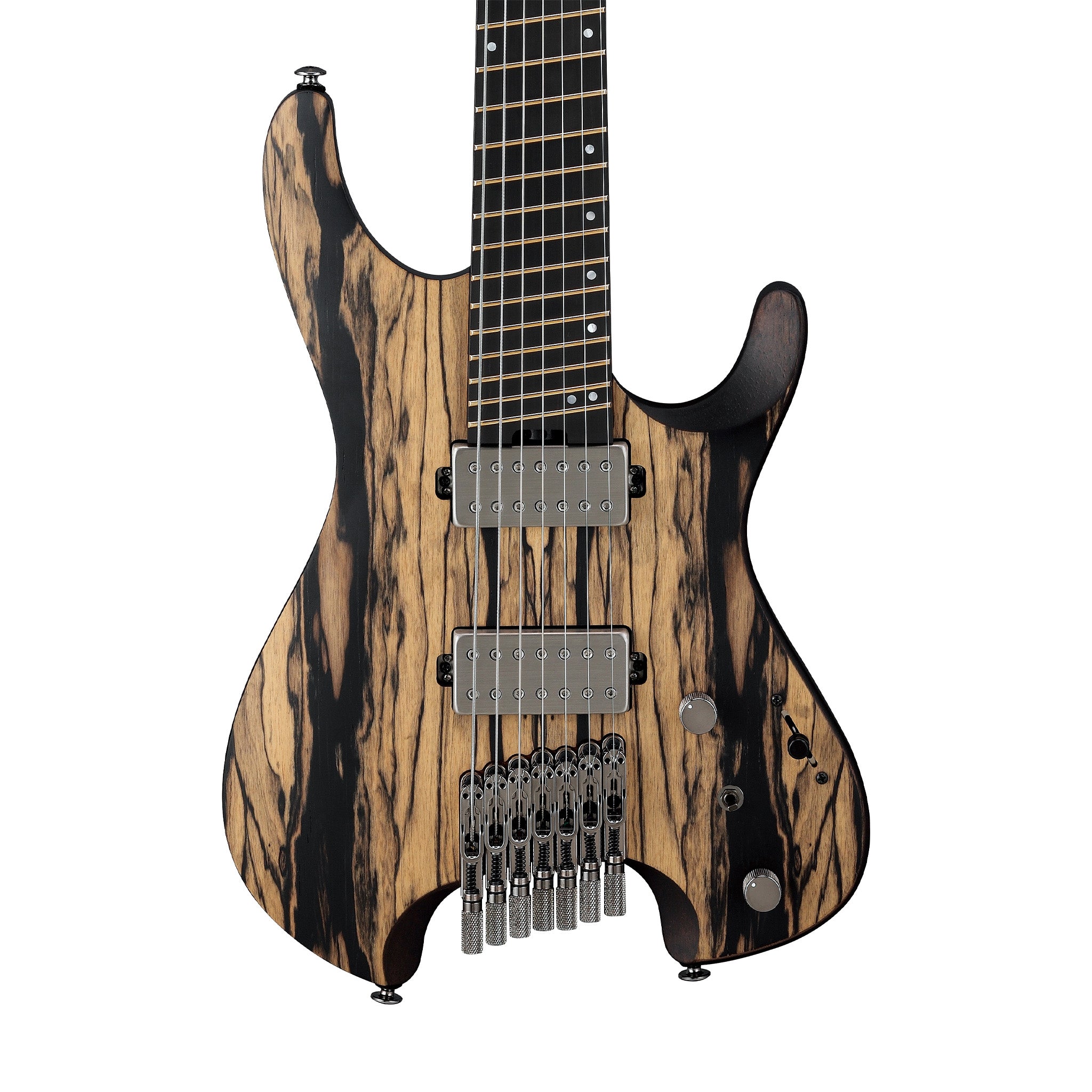 Ibanez QX527PE-NTF Headless Electric Guitar w/Bag, Natural Flat