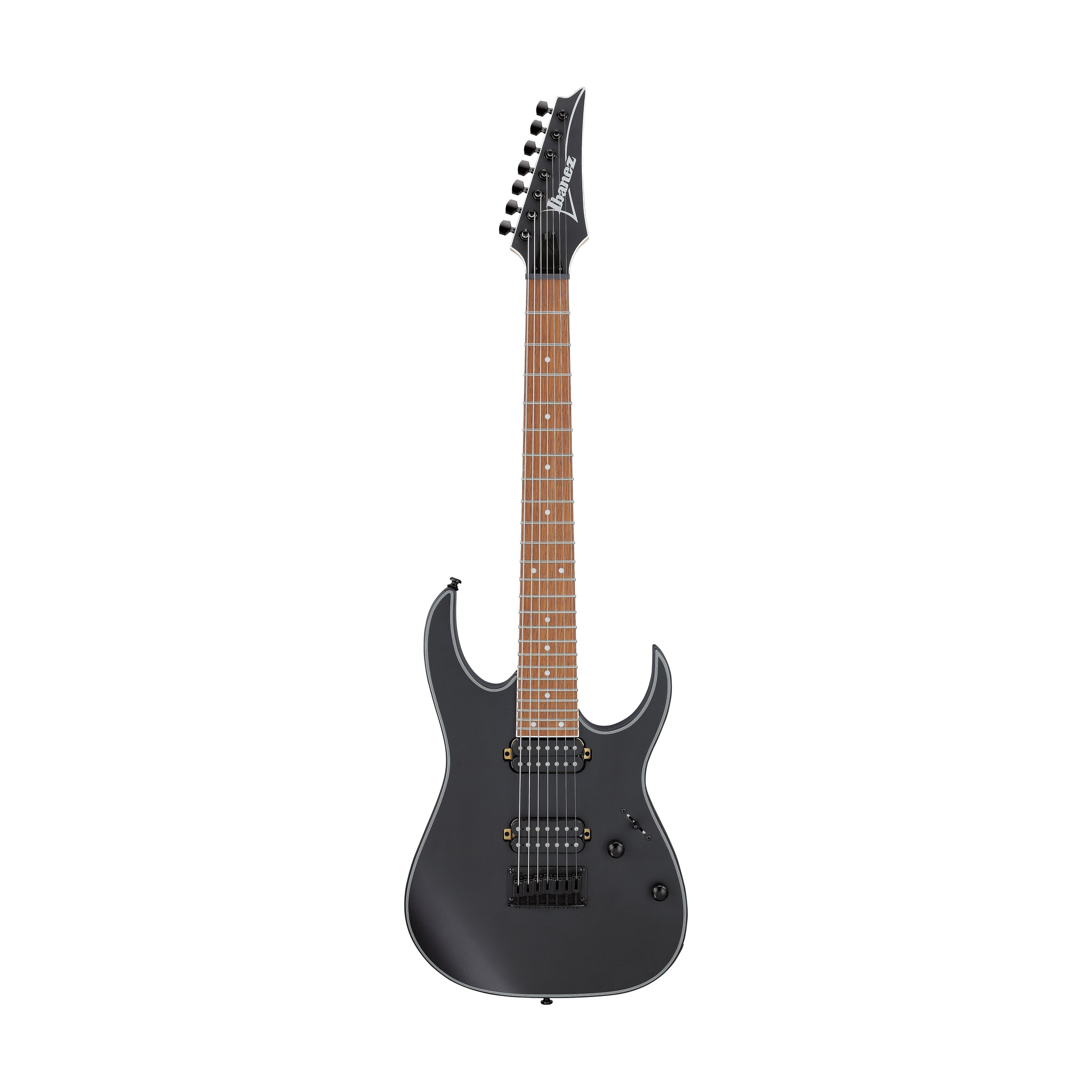 Ibanez RG7421EX-BKF 7-String Electric Guitar, Black Flat