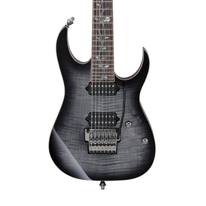 Ibanez J Custom RG8527 Electric Guitar w/Case, Black Rutile