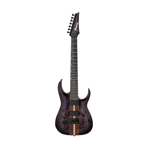 Ibanez RGA217P1PB-DRL 7-String Electric Guitar w/Case, Deep Twilight Burst Low Gloss
