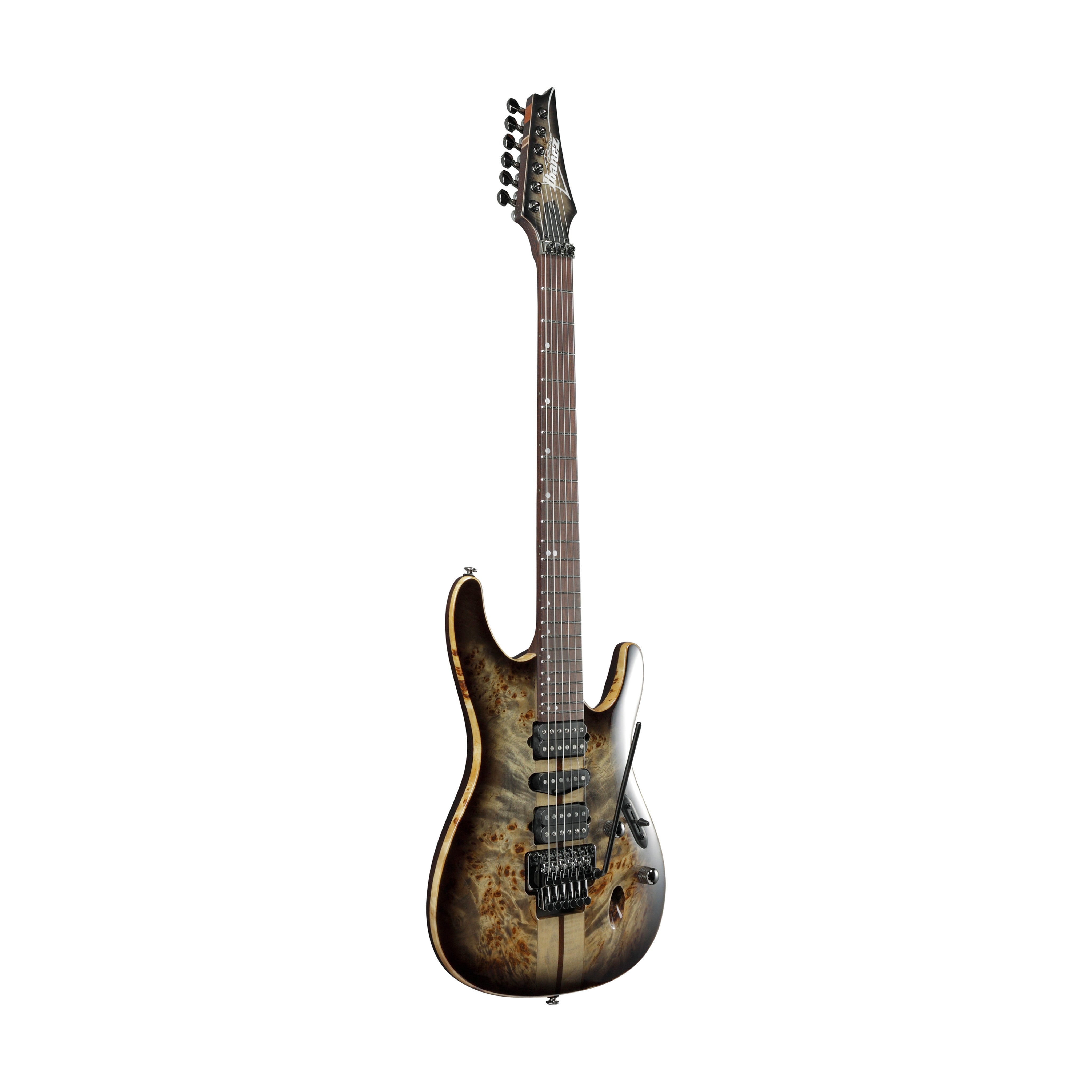 Ibanez Premium S1070PBZ Electric Guitar w/Gig Bag, Charcoal