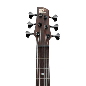Ibanez Premium SR1356B-DUF 6-string Electric Bass Guitar w/Bag, Dual Mocha Burst Flat