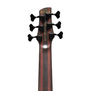 Ibanez Premium SR1356B-DUF 6-string Electric Bass Guitar w/Bag, Dual Mocha Burst Flat