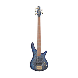 Ibanez SR305EDX-CZM 5-String Bass Guitar, Cosmic Blue Frozen Matte