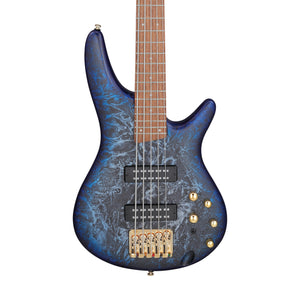 Ibanez SR305EDX-CZM 5-String Bass Guitar, Cosmic Blue Frozen Matte