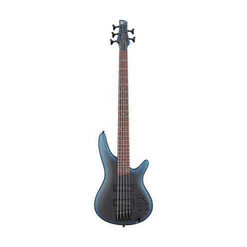 Ibanez SR505N-MAM 5-String Electric Bass Guitar, Midnight Arctic Ocean Matte