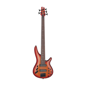 Ibanez SRD905F-BTL 5-String Electric Bass Guitar, Brown Topaz Burst Low Gloss