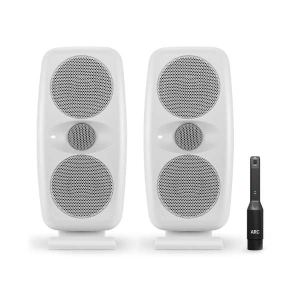 IK Multimedia iLoud MTM MKII Pair ホワイト IK Multimedia iLoud MTM MKII Powered Studio Monitor Pair, White