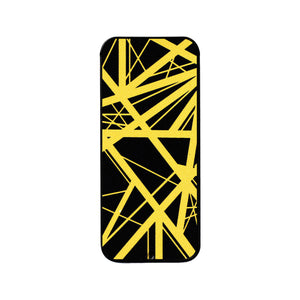 Jim Dunlop EVHPT04EVH VH-II Yellow w/ Black Stripes Max-Grip 0.60MM Guitar Pick Tin, 6-Pack