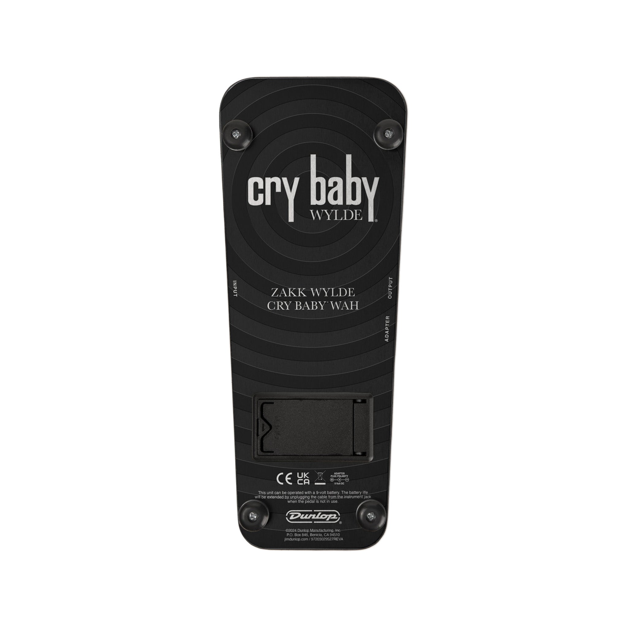 Jim Dunlop WA45 Wylde Audio Cry Baby Wah Guitar Effects Pedal