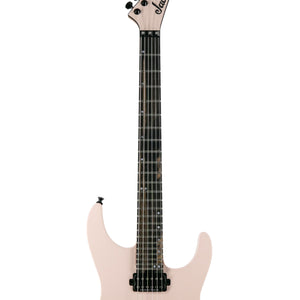 Jackson American Series Virtuoso Electric Guitar, Streaked Ebony FB, Satin Shell Pink