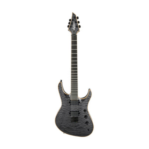 Jackson USA Signature Chris Broderick Soloist HT6 Electric Guitar, Ebony FB, Transparent Black