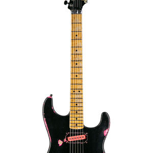 Jackson USA Custom Shop Big Rob Knowles Masterbuilt San Dimas HS FR Electric Guitar, Black on Pink