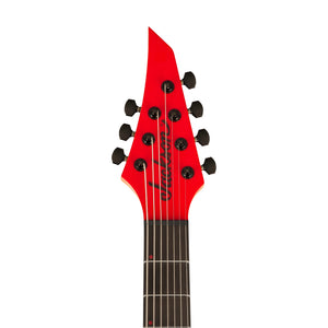 Jackson Pro Plus Series DK Modern MDK7 HT Electric Guitar, Ebony FB, Red w/Black Bevels