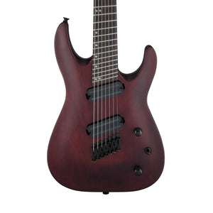 Jackson X Series Dinky DKAF7 Multi-scale Electric Guitar, Laurel FB, Stained Mahogany