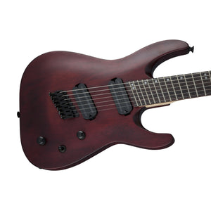 Jackson X Series Dinky DKAF7 Multi-scale Electric Guitar, Laurel FB, Stained Mahogany