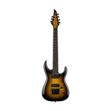 Jackson Pro Plus Series Dinky MDK EverTune 7-String Electric Guitar, Gold Sparkle