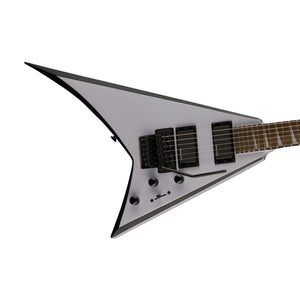 Jackson X Series Rhoads RRX24 Electric Guitar, Laurel FB, Battle Ship Gray with Black Bevels