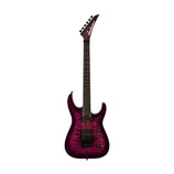 Jackson Pro Plus Series Dinky DKAQ Electric Guitar, Ebony FB, Transparent Purple Burst