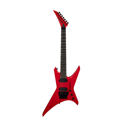 Jackson Pro Series Signature Dave Davidson Warrior WR7 Electric Guitar, Ebony FB, Ferrari Red