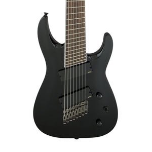 Jackson X Series Soloist Arch Top SLAT8 Multi-Scale 8-string Electric Guitar, Gloss Black