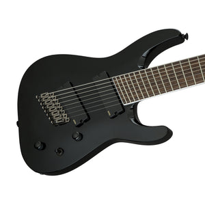 Jackson X Series Soloist Arch Top SLAT8 Multi-Scale 8-string Electric Guitar, Gloss Black