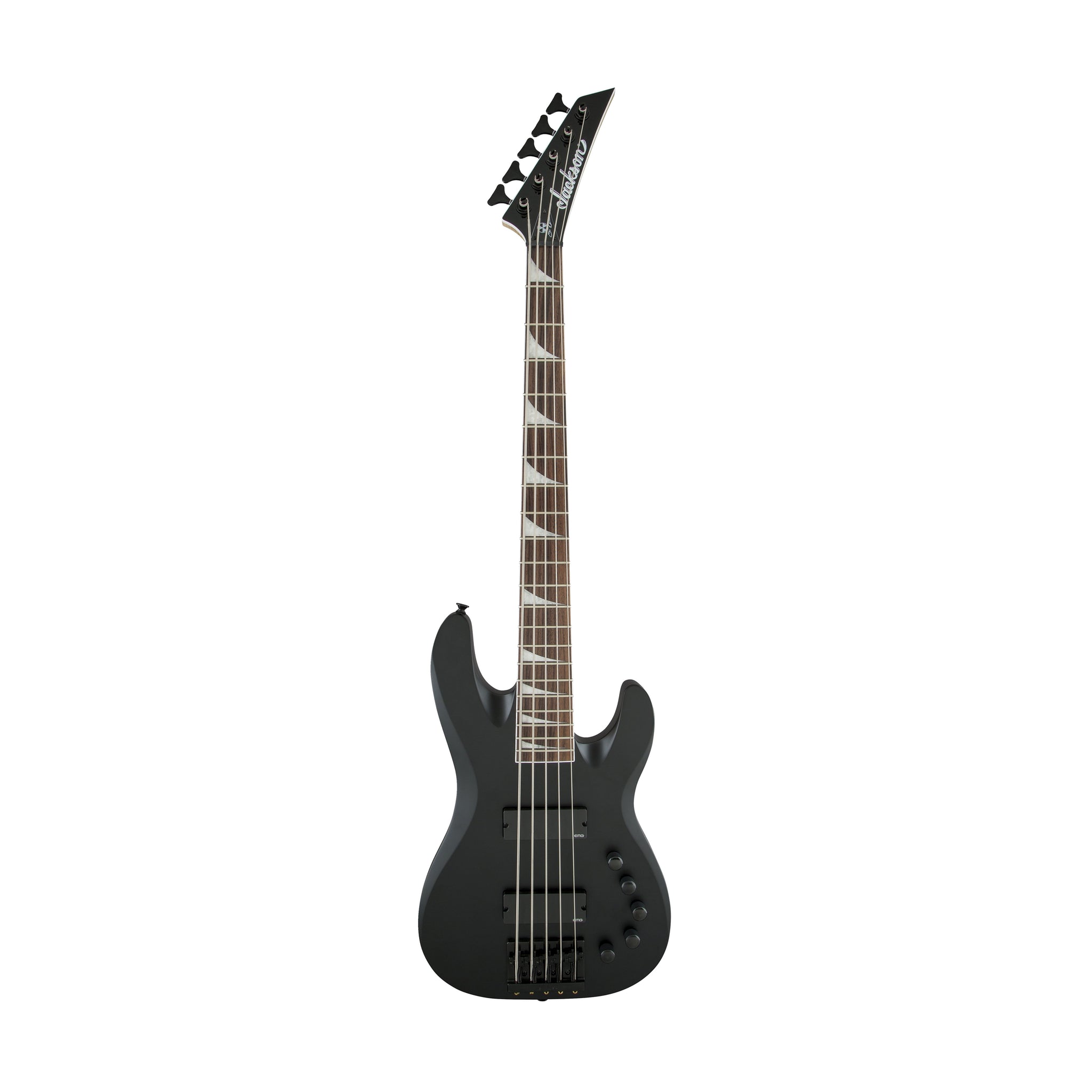 Jackson Signature David Ellefson Concert Bass CBX V Guitar, Laurel FB, Satin Black