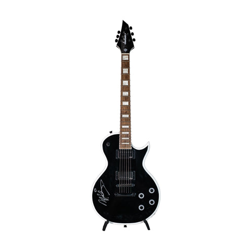 Jackson X Series Signature Marty Friedman MF-1 Electric Guitar, Gloss Black w/White Bevel, ICJ2312995 (Autographed)
