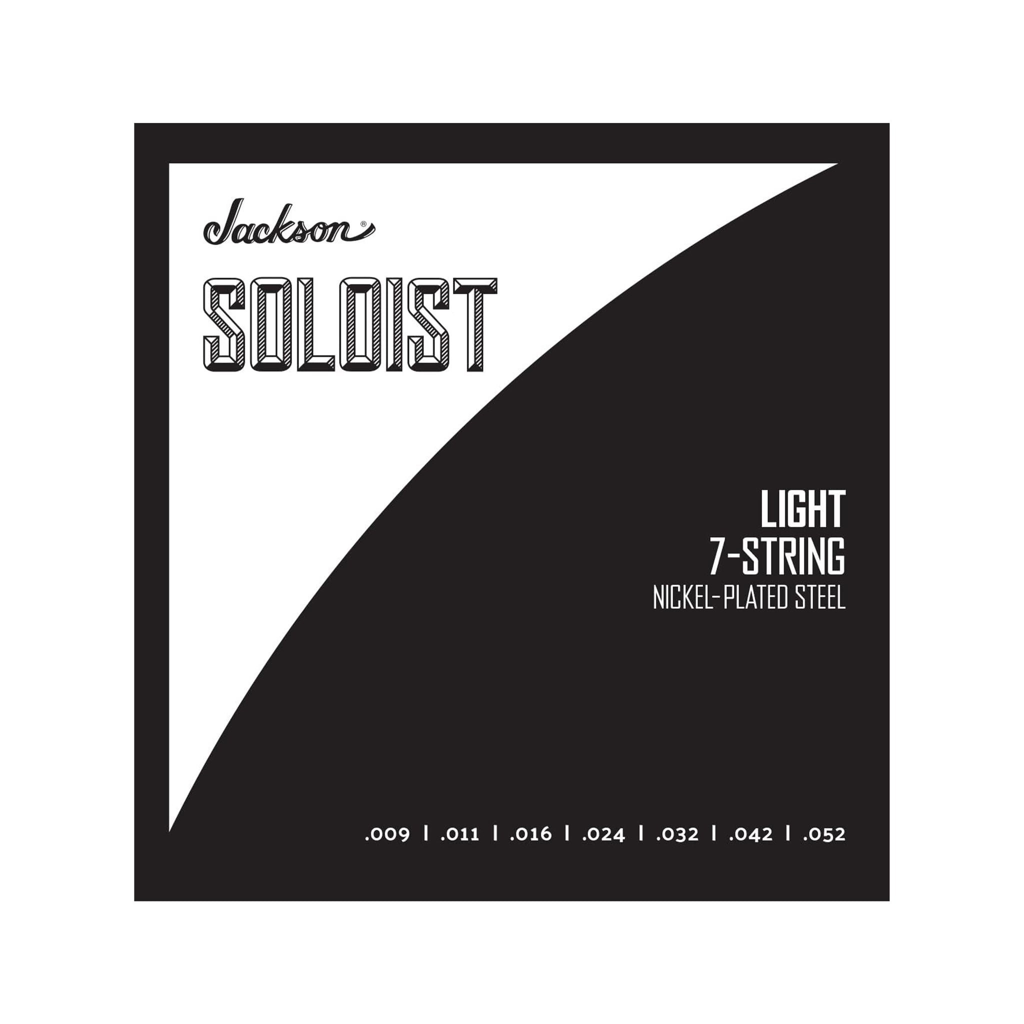 Jackson Soloist Guitar Strings, 7-String, Light, 9-52